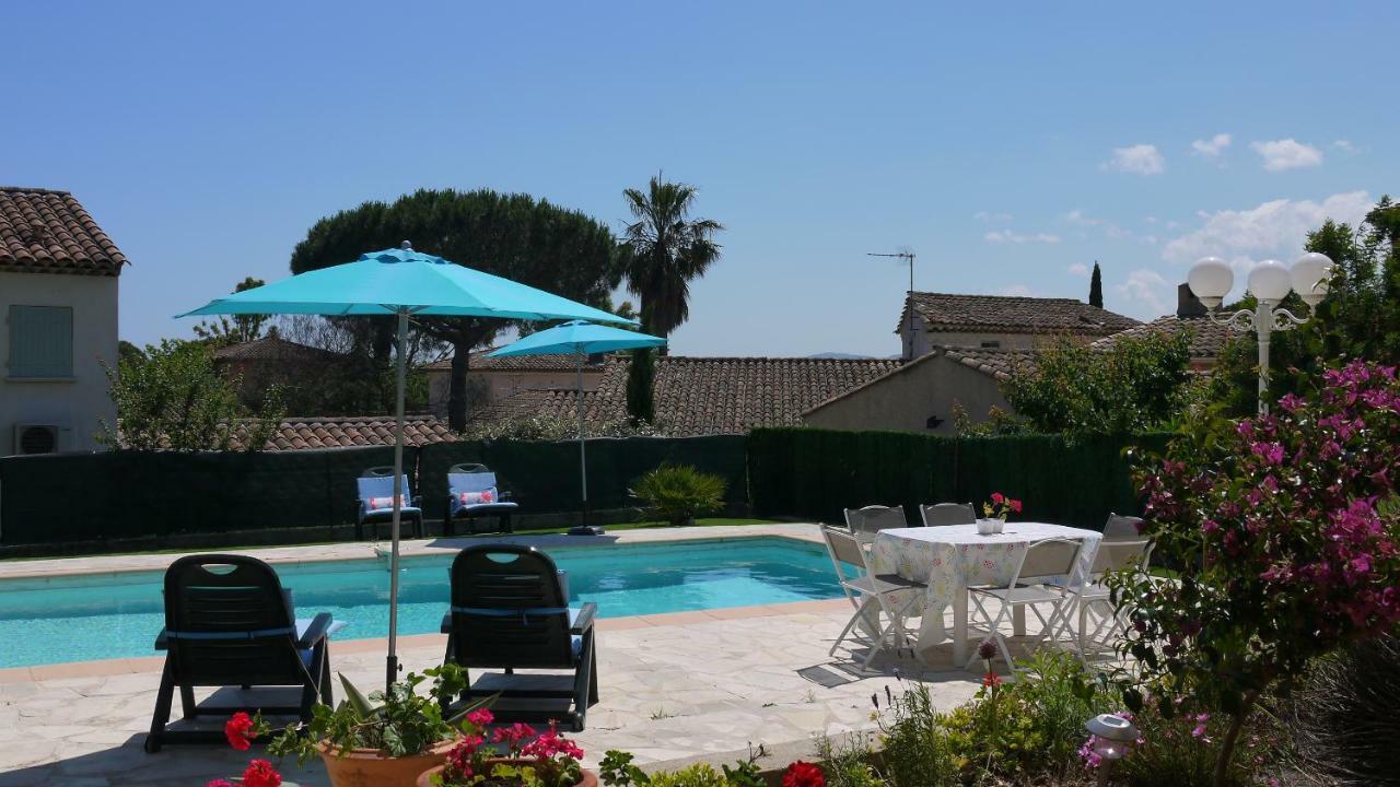 Grand Appartement Dans Maison Avec Piscine Privee Fréjus Exteriör bild