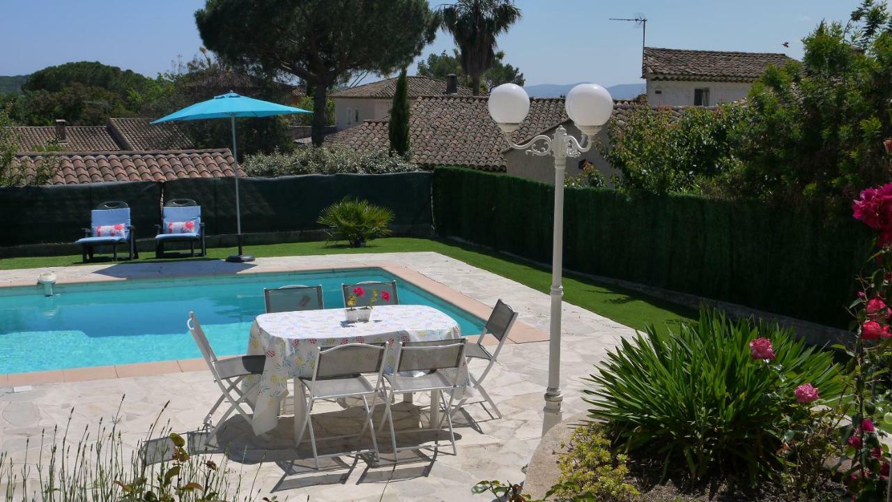 Grand Appartement Dans Maison Avec Piscine Privee Fréjus Exteriör bild